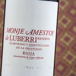 Monje Amestoy De Luberri Reserva 2018