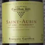 François Carillon Saint-Aubin 1er Cru Pitangeret Rouge 2018 François Carillon Saint-Aubin 1er Cru Pitangeret Rouge 2018