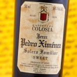 Colosia Pedro Ximénez Solera Familiar - 50 cl. Colosia Pedro Ximénez Solera Familiar - 50 cl.