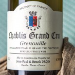 Droin Chablis Grand Cru Grenouille 2023 Droin Chablis Grand Cru Grenouille 2023